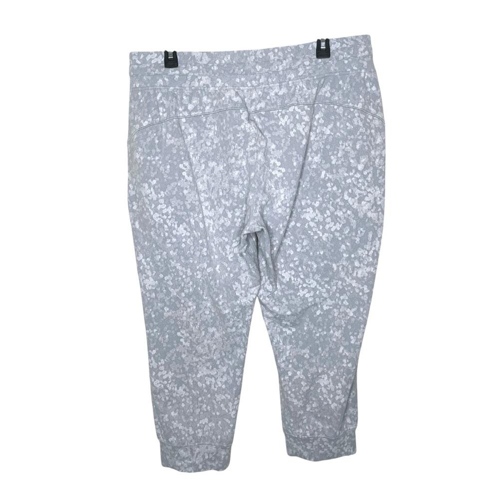 lululemon Ready To Rulu Jogger Crop Speckle Spritz Grey Silver Sz 14 - Picture 7 of 16